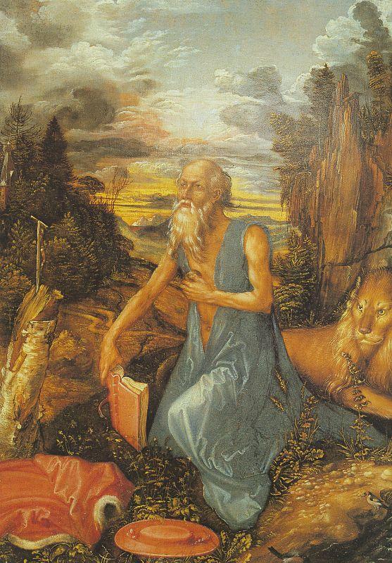 Albrecht Durer St.Jerome in the Wilderness China oil painting art